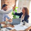 A coaching session with a client