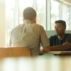 A coaching session with a client