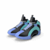 Running blue shoes