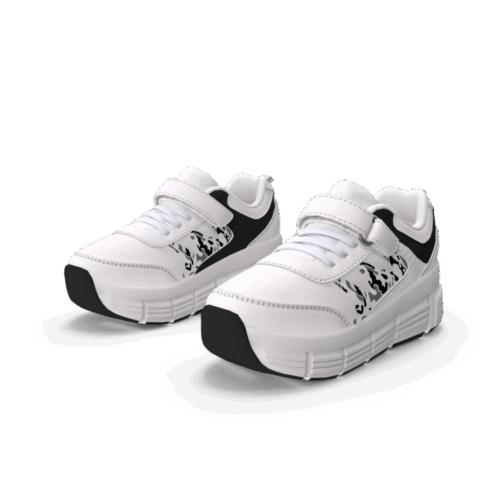 White Running shoes
