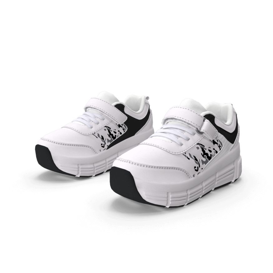 White Running shoes